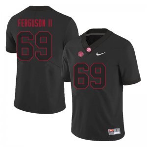 NCAA Men's Alabama Crimson Tide #69 Terrence Ferguson II Stitched College 2021 Nike Authentic Black Football Jersey VD17B75ZB